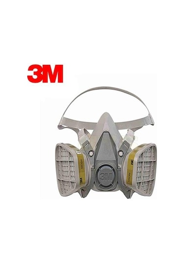 3M  6200 Gaz Maskesi M + 6055 Filtre Kombine Set