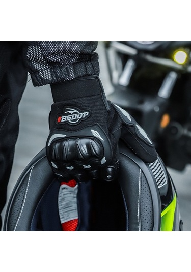 Pazly Bsddp Motosiklet Eldiveni - Nefes Alabilir, Darbeye Dayanıklı Eldiven, Kaymayı Önleyici, Tüm Mevsimler İçin Yeşil 2xl