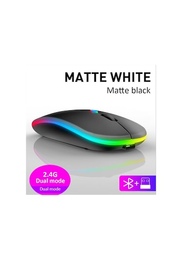 Kablosuz Sessiz Fare 2.4 Ghz Overwatch Fareler Fare Oyuncu Rgb Fare Taşınabilir Kablosuz Fare Dizüstü Bilgisayar Oyun Faresi