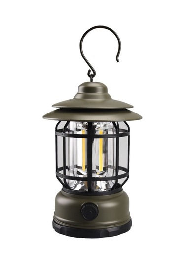 Açık Kamp Işık Kamp Alanı Fener Usb Şarj Edilebilir Yeşil Yeşil