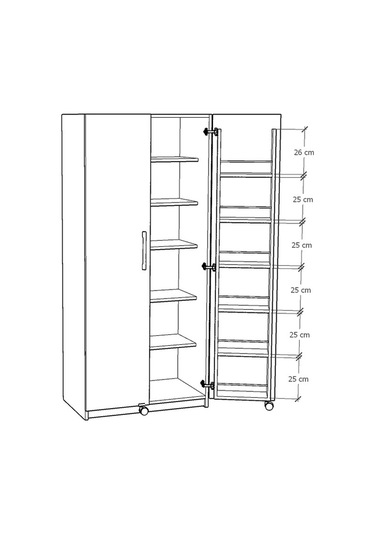 Mutfak Kiler Dolabı Asra Trend Mk-05