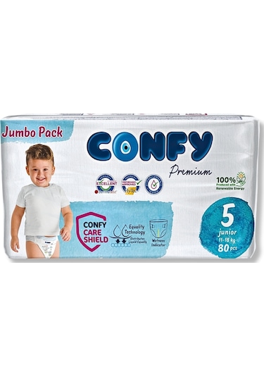 Premium 5 Numara Bebek Bezi Junior 11 - 18 Kg 80 Adet