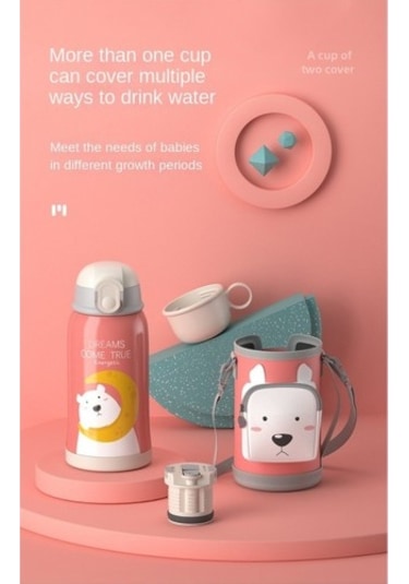 Çocuk Sevimli Hayvan Suluk 550 Ml Frrxhy Diğer