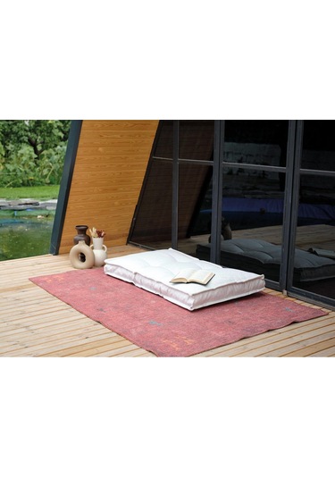 Prestigegolf Bisküvi Palet Minder Balkon Teras Beyaz