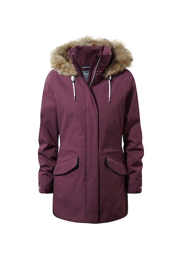 Craghoppers Josefine Kadın Parka Ceket-bordo Bordo