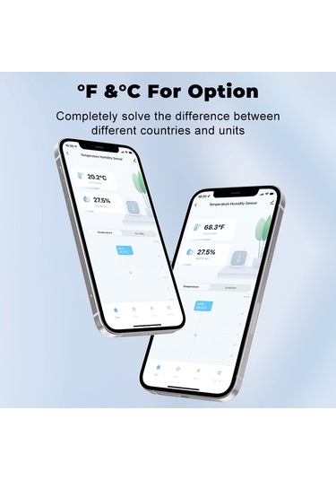 Tuya Wifi Bt Çift Modlu Sıcaklık Nem Test Cihazı Lcd Çok Renkli