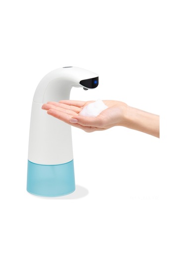 Ximistore9 Otomatik Köpüklü Sabunluk - Sensörlü, Pil Dahil Değil, 250ml Beyaz
