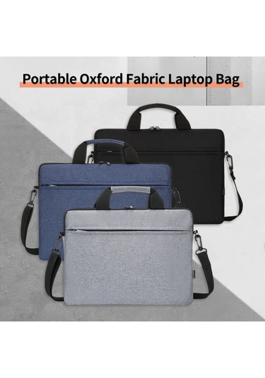 Skycity Oxford Kumaş 13.3/15.6 İnç Dizüstü Bilgisayar Çantası, Taşınabilir Askı Kancası Ve Çekme Çubuğu Bağlantısı, Poliester İç Malzeme, Mavi/siyah/gri/pembe Seçenekli MAVİ