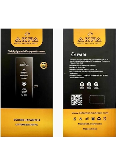 Akfa Apple Uyumlu iPhone  13 Pro Max Telefon Batarya- 4352 Mah+tamir Seti Model:86498655618