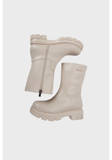 Pierre Cardin Bayan Bot Pc52063 Krem