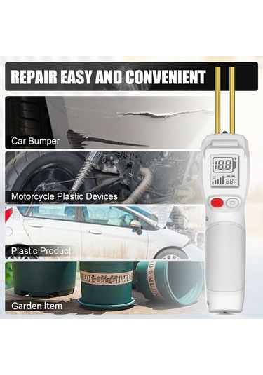 Besthome1 Kolluk Tipi Kablosuz Plastik Kaynak Makinesi, Lcd Ekranlı, 5000mah Li-po Pil, Hızlı Sıcaklık Ayarı, Çok Amaçlı Tamir