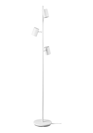 Yer Lambası, Lambader Meridyendukkan Beyaz Renk Metal 160 Cm Ev Aydınlatma Dekorasyon