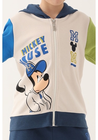 Mickey Mouse D4818-3 Çocuk  Vanilya Eşofman Takımı