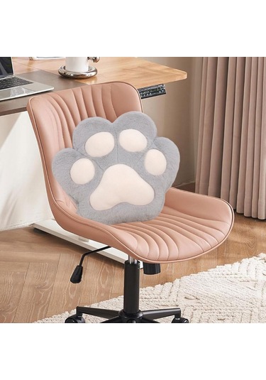 Suntek Kedi Pençesi Yastık Battaniye Sevimli  Gri Mavi