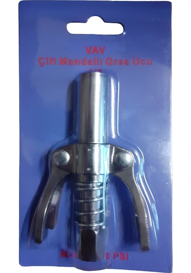 Vav Çift Mandallı Gres Tabancası Ucu