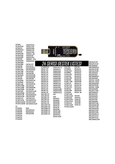 CH341A 24 25 Serisi BIOS USB Programcı Modülü & 93CXX / 25CXX / 24CXX İçin SOIC8 SOP8 Test Klipsi