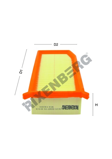 Renault Clıo Iv 1.5dcı 16 Sarı Kağıt Hava Filtre Rxa51741-165467674r-c27030-lx3542 -e1440l