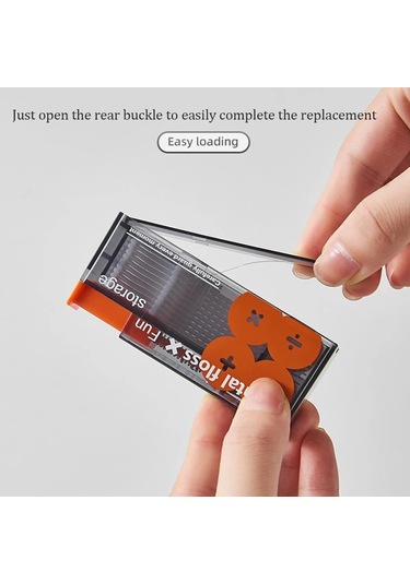 Diş İpi Dağıtıcı İçeren 10 Adet İpi Diş İpi Saklama Kutusu Otomatik Pop-up Green 10pcs Floss