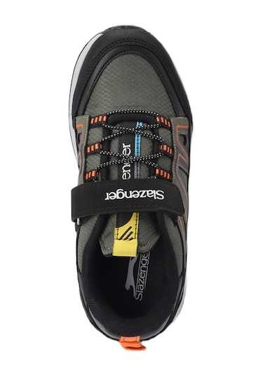 Slazenger KROSS KTN Çocuk Cırt Cırtlı Haki / Turuncu Günlük Spor Ayakkabısı