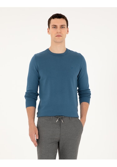 Pierre Cardin Erkek Kobalt Kazak /triko 50296575-vr077 Kobalt