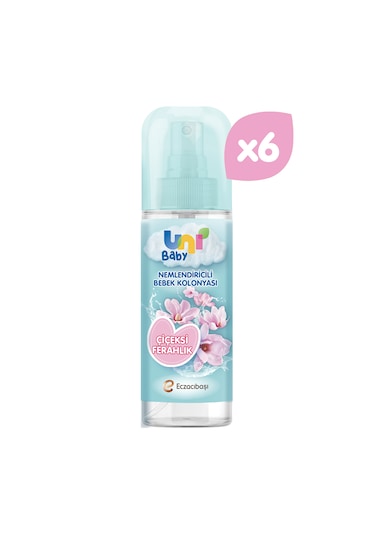 Uni Baby Bebek Kolonyası Çiçeksi Kokular 150 Ml 6'Lı