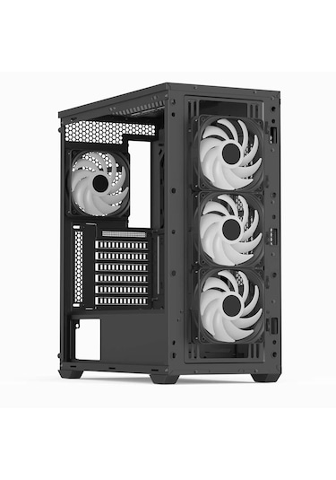 Aerocool D502a 4x12cm A-rgb Fanlı, Şık Mesh Ön Panel, Tempered Ca