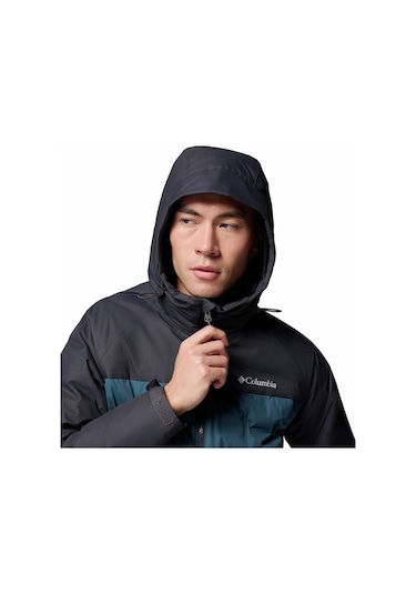 Columbia Grand Trek Iıı Down Kapüşonlu Erkek Kaz Tüyü Mont Erkek Mavi Wm7857-429 Mavi