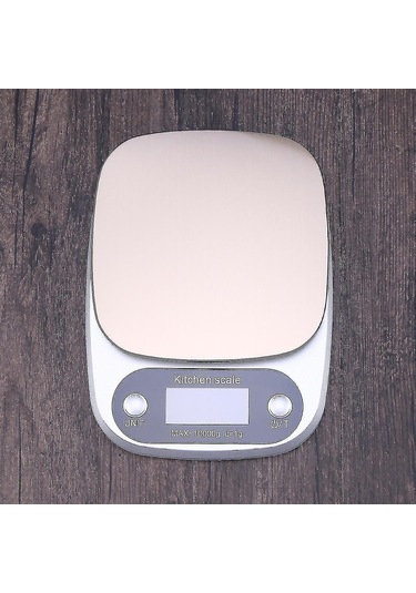 Youtek Pratik Mutfak Terazi 10kg/1g Hassas Ölçüm, Lcd Ekranlı, Paslanmaz Çelik Platform, Akıllı Gıda Tartım Aleti Çok Renkli