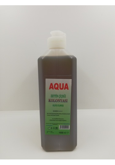 Aqua Zeytin Çiçeği Kolonyası Pet Şişe 1 L