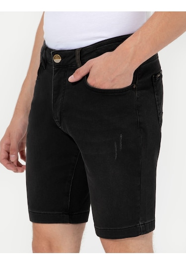 Pierre Cardin Erkek Antrasit Şort Jean 50251524-vr006 Antrasit
