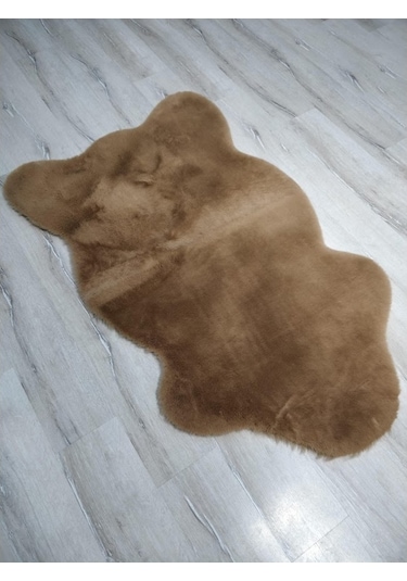 Mucize Tavşan Süet Taban Gtcamel Post Halı 80 x 150 Cm