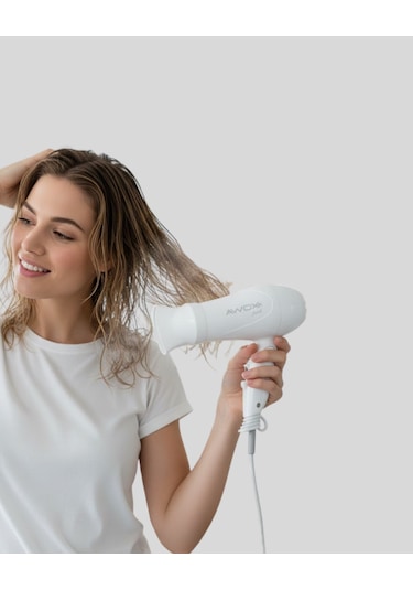 Awox Mini Fön Beyaz