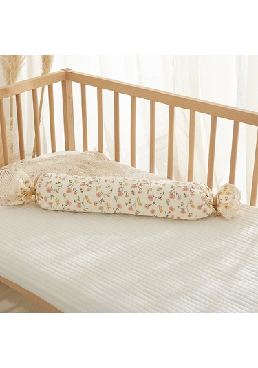 Şeker Silindir Yastık Bebek Boyun Yastığı Yumuşak Ve Güvenli No.52 Ekru