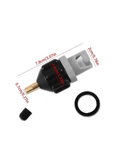 Trendooze Turuncu Tekne Tahtası Sörf Şişme Pompası Kurulu Kürek Kullanılan Kayık Kauçuk Hava Ayakta Adaptörü Oj