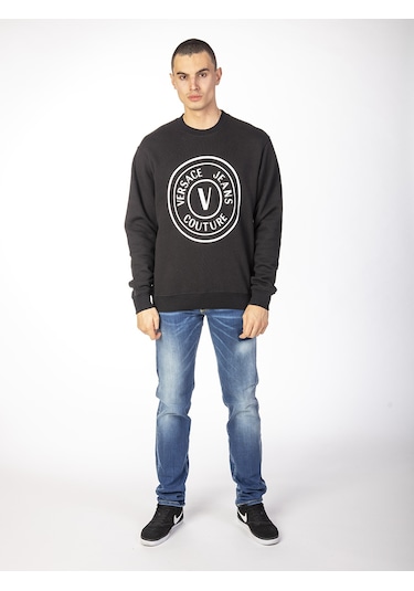 Versace Jeans Couture VERSACE Erkek  Sweatshirt  VR6398C Siyah