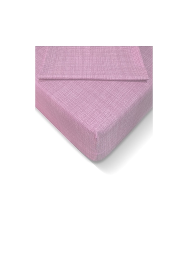 Alla Turca Ranforce 120x200 Cm Lastikli Çarşaf Seti - Pembe