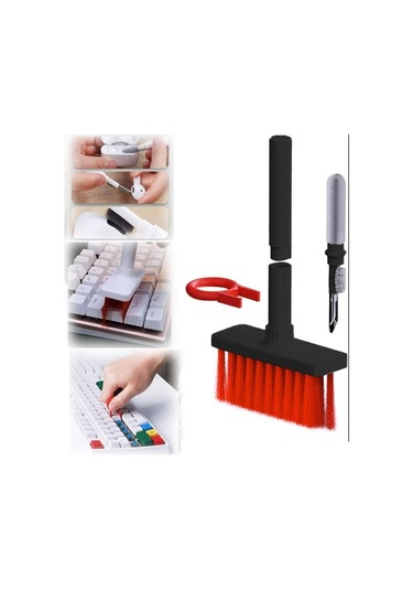 Larimar Bilgisayar Klavye Kulaklık Temizleme Araçları Tuş Çektirme Seti 5 'li Temizlik Fırça Seti