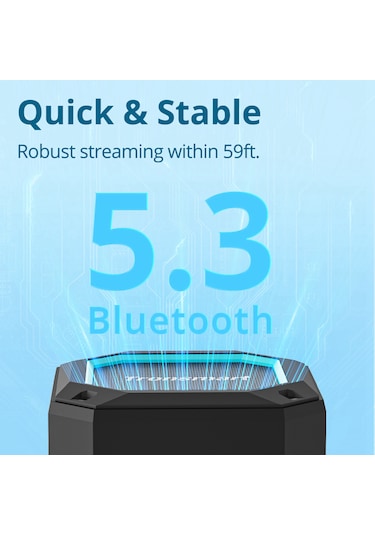 Tronsmart Groove 2 Bluetooth 5.3 Taşınabilir Hoparlör