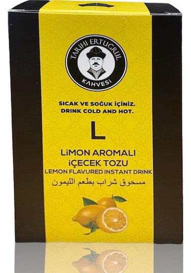 Tarihi Ertuğrul Kahvesi Limon Aromalı İçecek Tozu Kutu 200 G