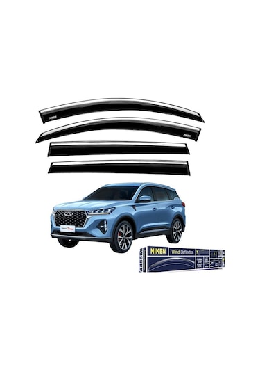 Chery Tiggo 7 - 7 Pro Krom Çıtalı Cam Rüzgarlığı 2020-