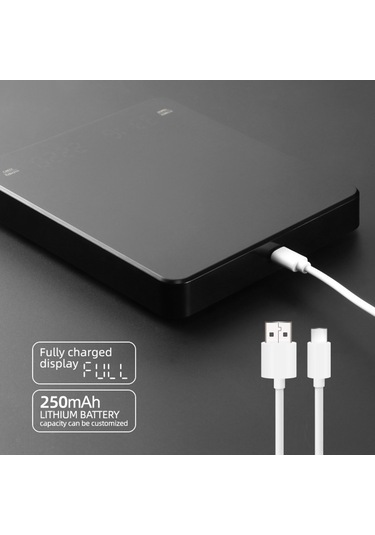 Zamanlayıcı Led Ekranlı Dijital Kahve Tartısı Dahili Pil 5kg Max. Tartım 0.1g Yüksek Hassasiyet Oz/ml/g Cinsinden Ölçer, Pour Over Ve Damla Kahve İçin Mutfak Tartısı Siyah