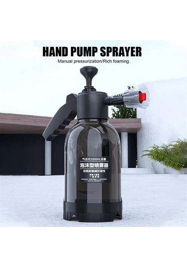 Mufunye 2l Manuel Köpük Püskürtücü - Araba, Bahçe Ve Ev Temizliği İçin Çok Amaçlı Basınçlı Spreyleme Sistemi