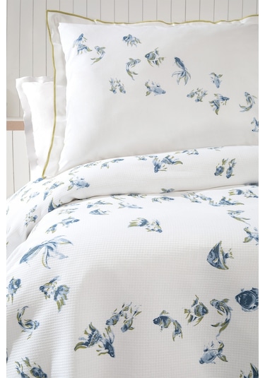 Yataş Bedding Betta Tek Kişilik Pike Takımı - Mavi