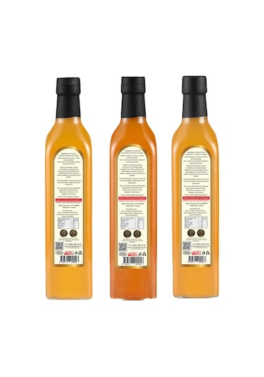 Hanzade Bitkisel Elma + Alıç + Enginar Sirkesi 500 ML 3'lü Set