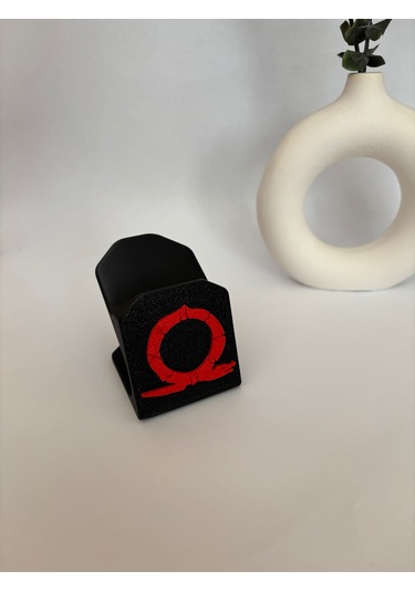 Ps5/ps4/xbox Uyumlu Oyun Temalı Controller Tutucu - The Last Of Us, Elden Ring, Spiderman Özel Seri God Of War Kırmızı