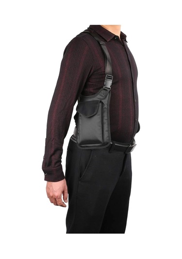 Antithefeft Gizli Koltuklu Omuz Çantası, Paket Cepi İle Yükseltilmiş Omuz Kılıf Depolama Antrasit