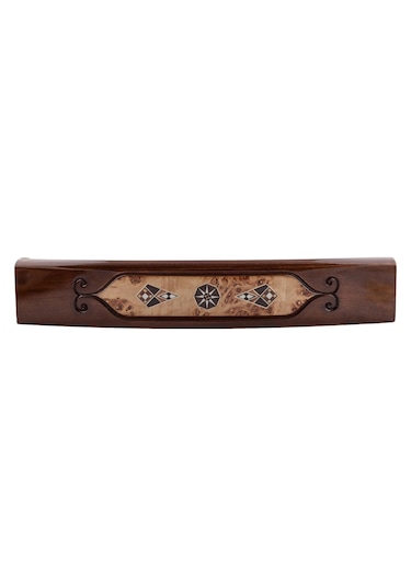 Helena Wood Art Mozaikli Oval Masif Okey Takımı Mazel
