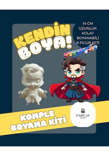 Doctor Strange - Boyama Seti Ve Doctor Strange Figürü