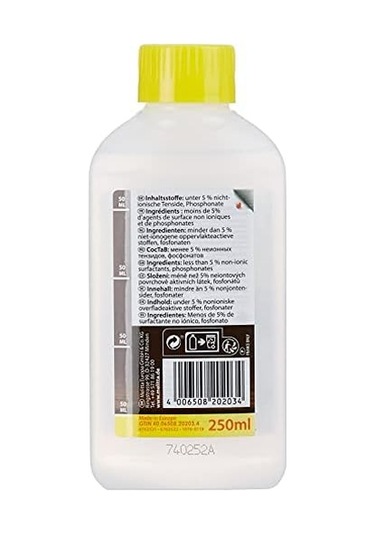 Perfect Clean Milchsystem Kahve Makinesi Temizleyici, 250 Ml Siyah