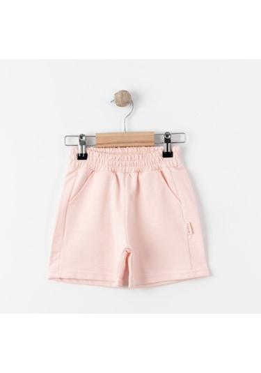Tiffany Tekstil Tiffany Şort Oversize Theme Pudra